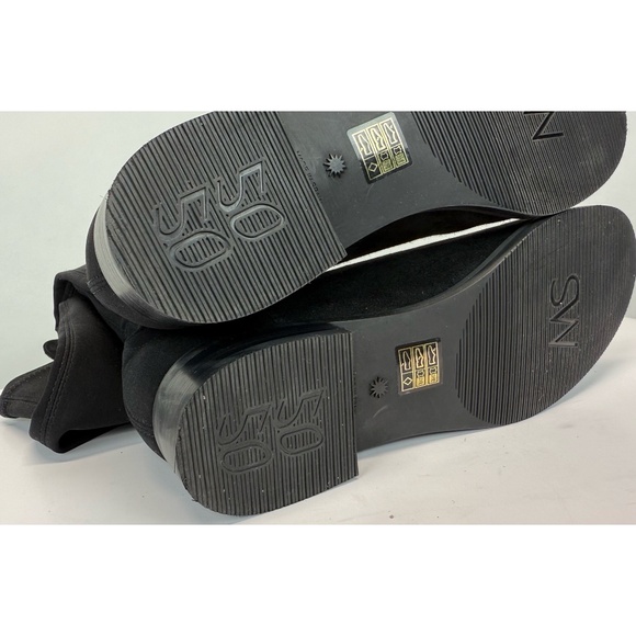 Stuart Weitzman 5050 Over The Knee Boot Black Suede Sz 9.5 - Picture 15 of 16